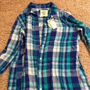 Kohls flannel button up